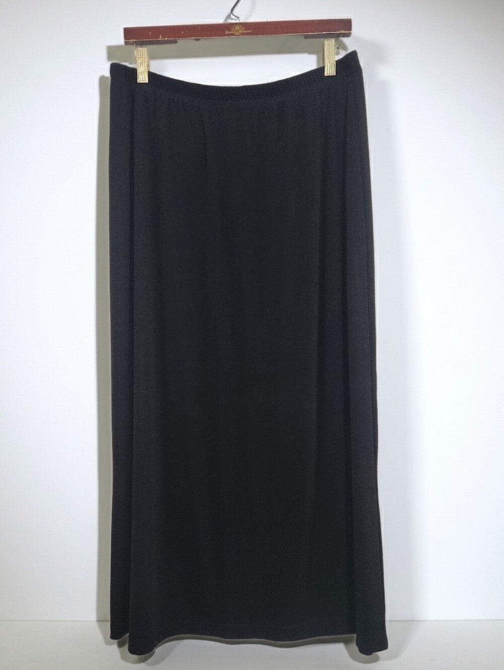 Kathy Ireland Vintage 90's Black Career Maxi Skirt Size 1X